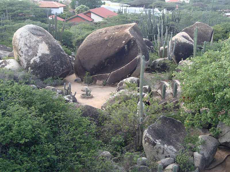 Gardens at Casabari rock