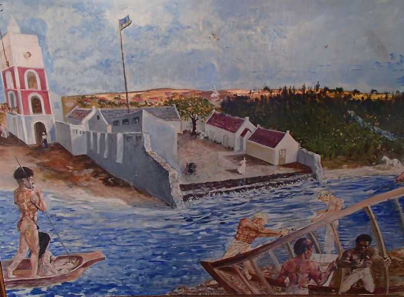 Painting of Fort Zoutman