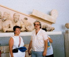 In the Parthenon museum