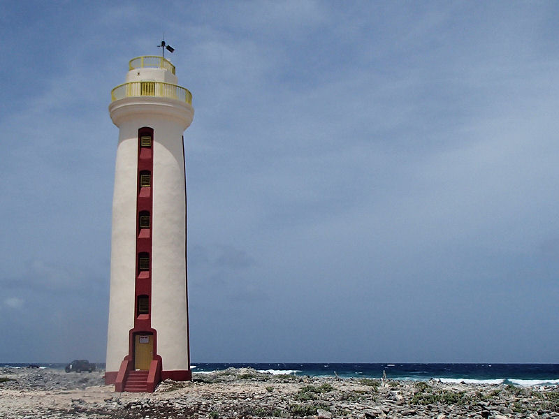 One of the many lighthouses on Bonaire