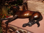 Bronze dog