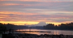 Sunrise over Mt Baker