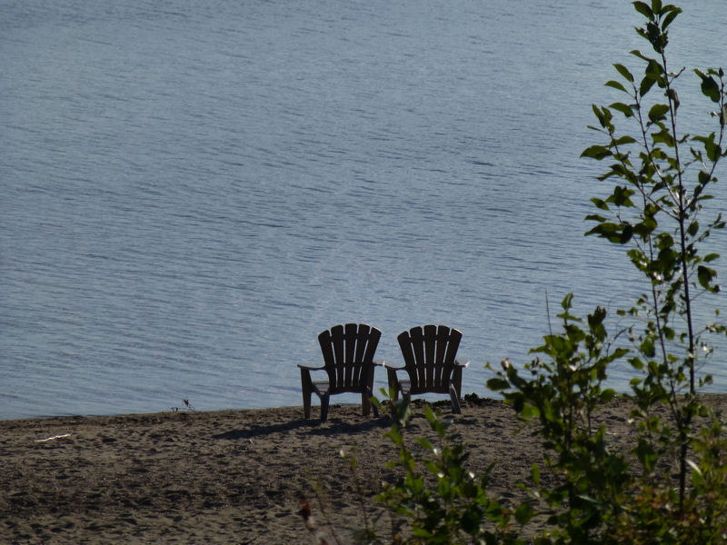 Calm by the water