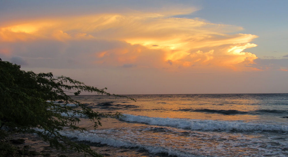 Sunset on Mambo Beach