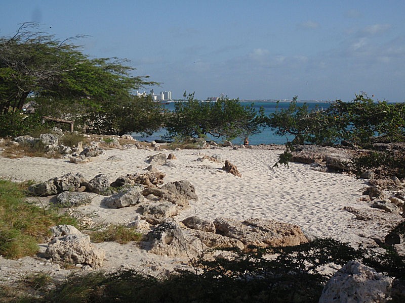 The first beach in Aruba