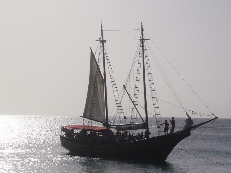 Pelican sailing ship