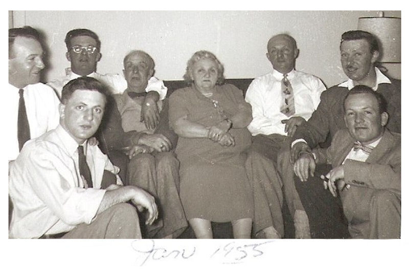 Dad\'s family. January 1955