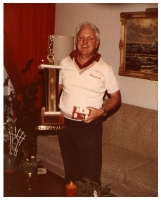 Dad's golf trophy