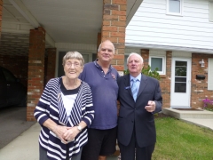 Maurice and parents August 2014