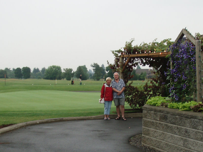 By the putting green