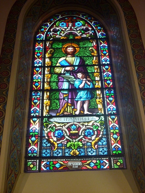 Stain glass inside the cathedral