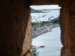 Through the fortifications of Fort Louis