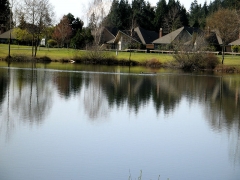 The lake at Boundary Park