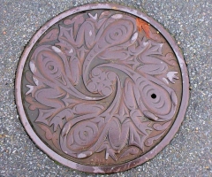 Cool manhole cover