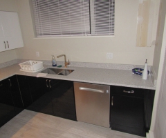New sink and faucet