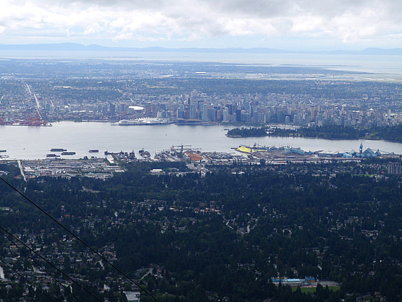 Vancouver, from Grouse Mtn  